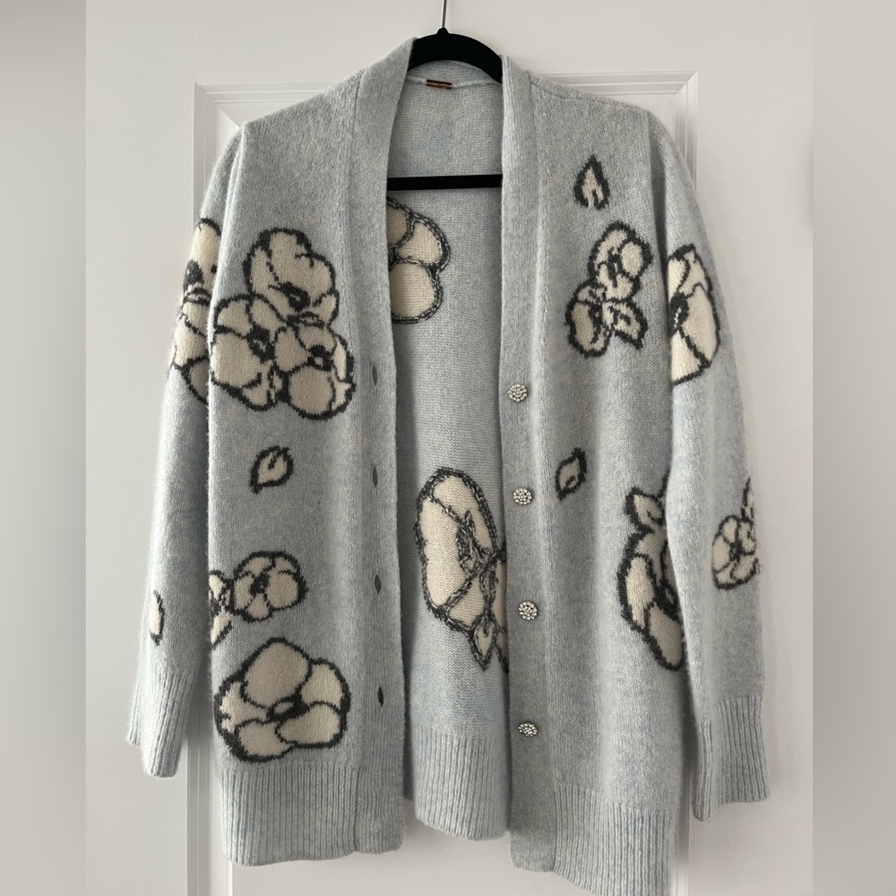 Adam lippes oversized cardigan sweater